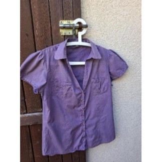 CR - chemisier été violet -...