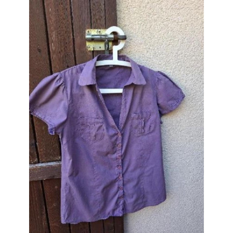 CR - chemisier été violet - T44