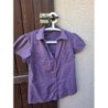 CR - chemisier été violet - T44