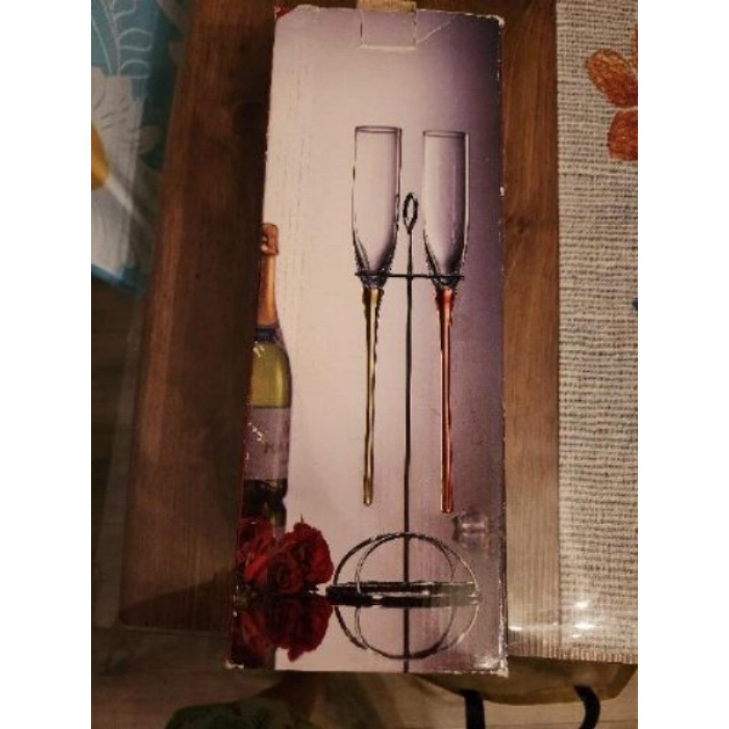 Duo. Verres à champagne 