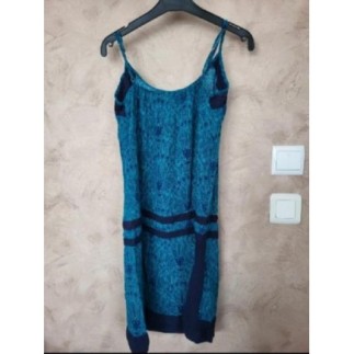 Robe d'été bleu vert Taille L