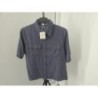 Chemise Noire M/C lin coton TXXL