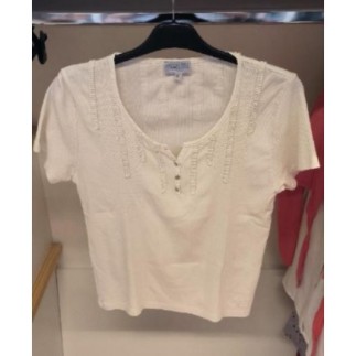Tee-shirt blanc "tbs" 42