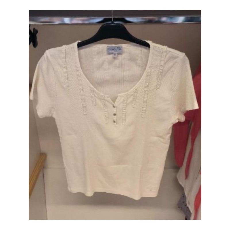 Tee-shirt blanc "tbs" 42