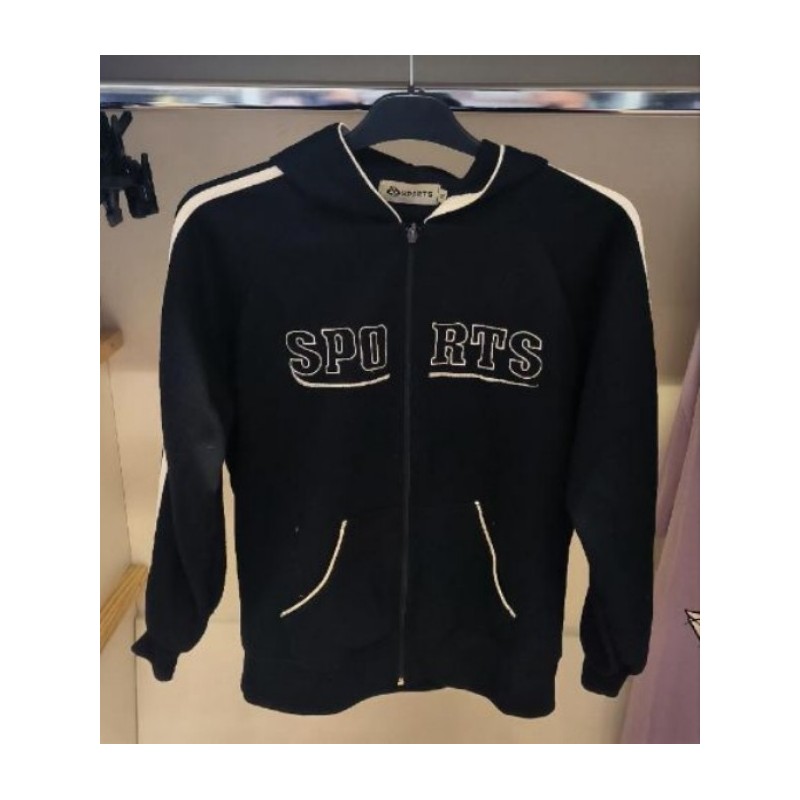 veste sport noir zippé xl petit 