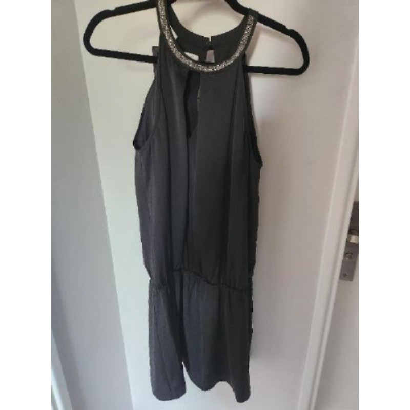 Robe noire Promod 40 avec des strass