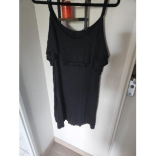 Robe noire de plage taille l