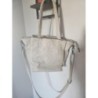 Sac à main bandoulière couleur crème