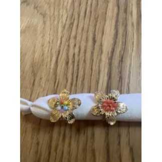 Bague fleur de n couleur en...