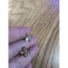Boucles d’oreilles fleurs en acier inoxydable 