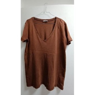 Tee-shirt marron zara T 
