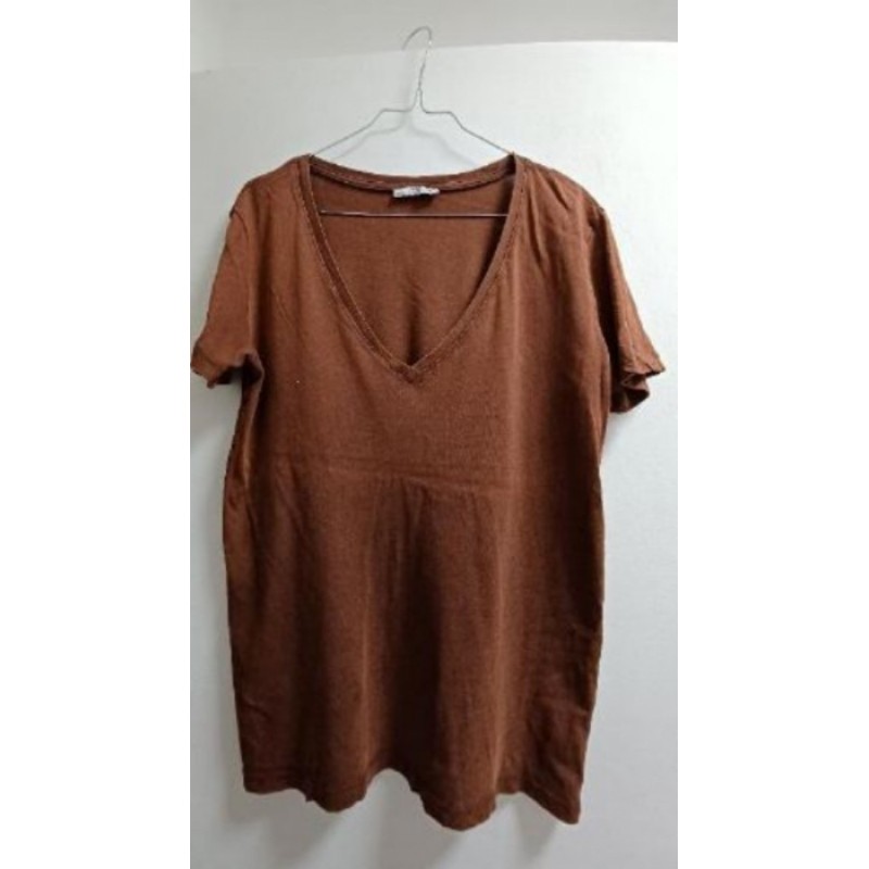 Tee-shirt marron zara T 