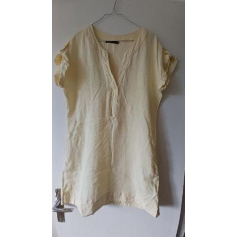 Robe en lin jaune Autre Ton MonoprixTM