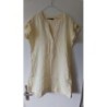 Robe en lin jaune Autre Ton MonoprixTM