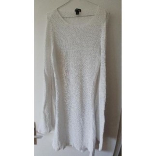 Robe crochet blanche Boohoo TS