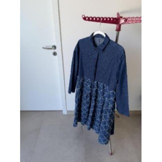 Robe bleue grande taille