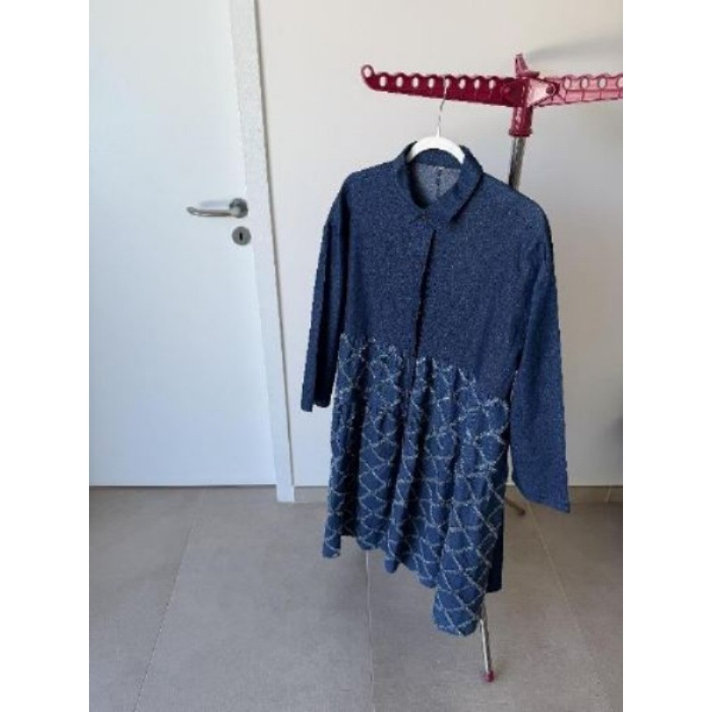 Robe bleue grande taille