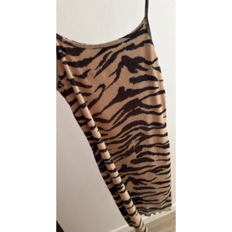 Robe courte été léopard