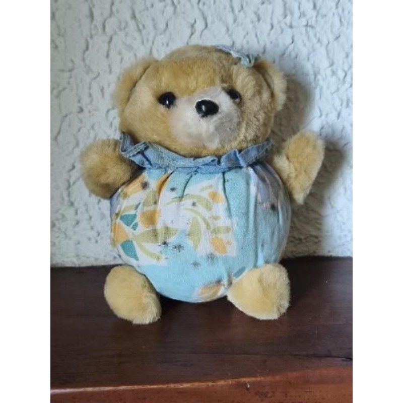 Doudou rond corps en tissu