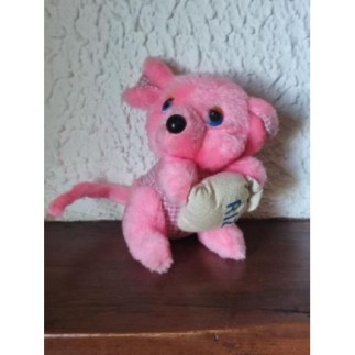 Doudou rose fluo