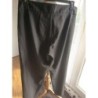 Pantalon noir, rayures voilette Taille 48 Kiabi