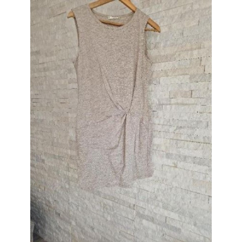 Robe beige mango tailleM