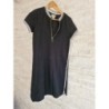 Robe noir et rayure blanche ikks taille M