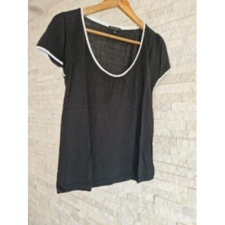 Tee-shirt noir Massimo...