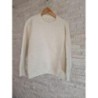 Pull mango blanc écru taille S