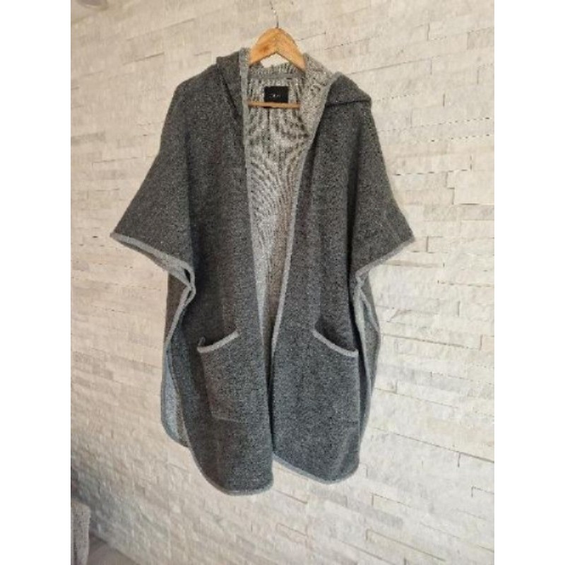 Gilet gris zara style cape taille M