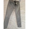 Jeans Calvin klein taille 36 gris pailleté 