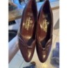 Escarpins femme rouge bordeaux 