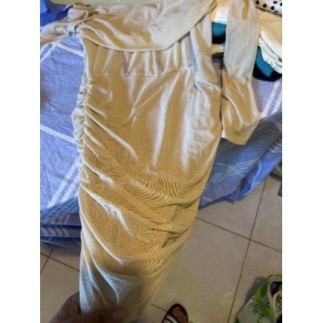 Robe beige taille m 