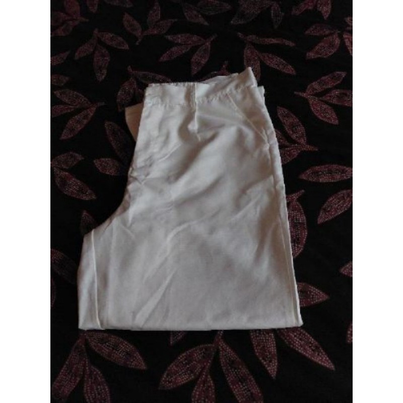Pantalon été homme blanc