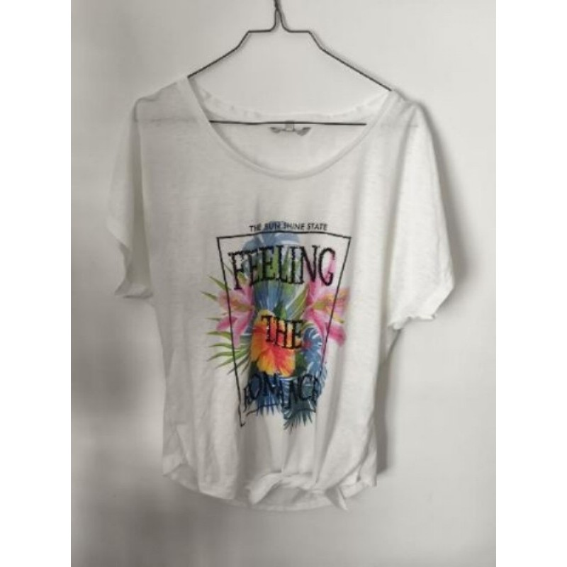Tee shirt floral taille L
