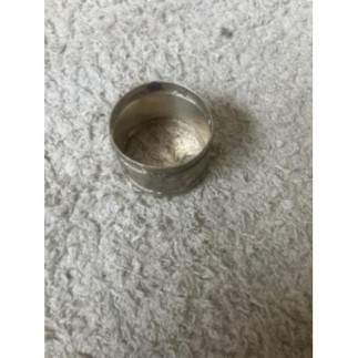 Rond de serviette argenté 
