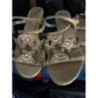 Nus pieds talons strass