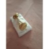 Boutons de manchettes plaque or