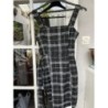 robe noir et blc à carreaux T32