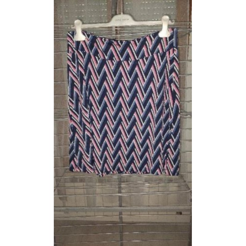 Jupe bleue et rose Taille 38 (taille grand)
