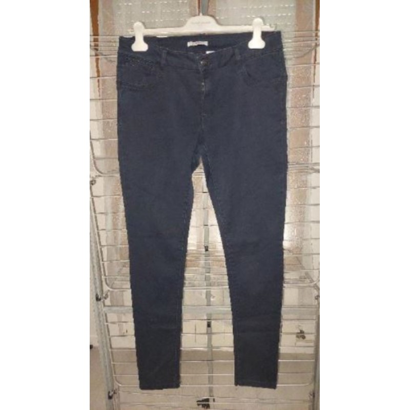 Pantalon bleu foncé Camaïeu, Taille 44