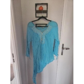 Tunique turquoise taille 40