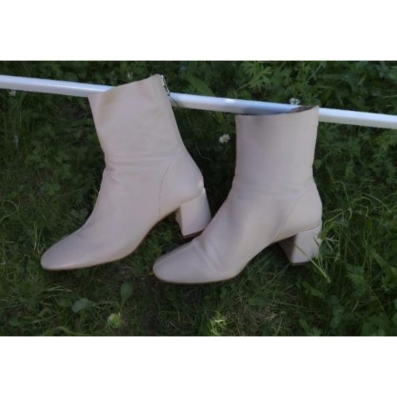 Bottines Jonak beige en cuir - T41