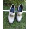Mocassins beige en cuir Galeries Lafayette - T41