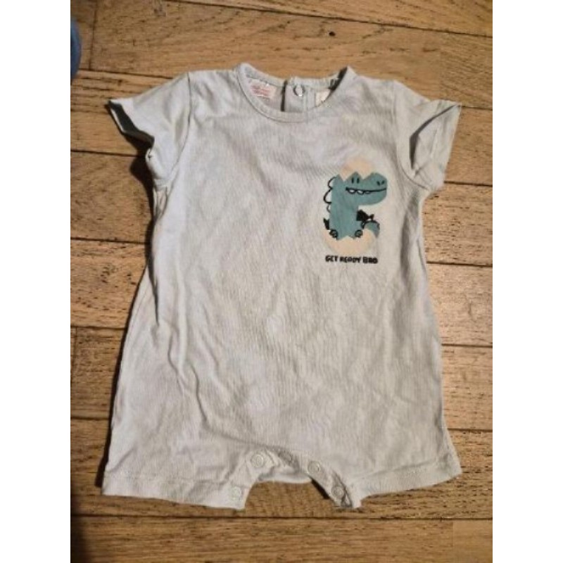 Romper bleu ciel - Lefties - 1-3 mois