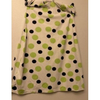 Robe été pois verts noirs 