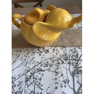 Théière, éléphant, orange, collector