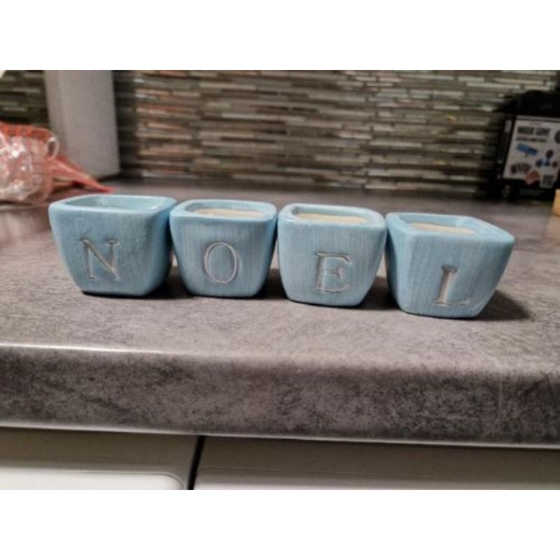 Bougie de noel neuves