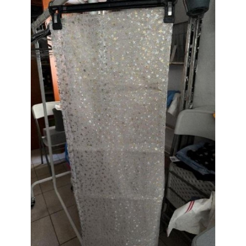 Nappe blanche étoile 2,30x1,40