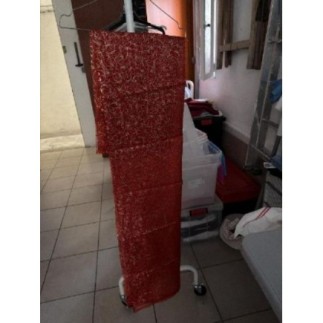 Nappe rouge dorée 2,40x1,40